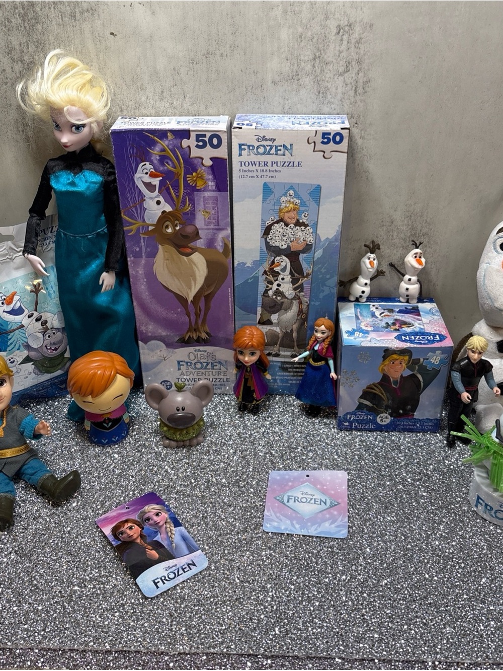 Disney Frozen Playset Collection Lot of Frozen Toys